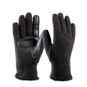 isotoner womens Stretch Fleece Gloves With Microluxe Lining and Smart Touch Technology