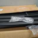 3 Panels No-Dig Metal Privacy Fence Screen, 42" H 38" W Outdoor Air Conditioner Fence, Rustproof AC Unit Cover to Hide Trash Bins, Pool Equipment Enclosure, Decorative Garden, Patio & Backyard