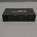 8K HDMI KVM Switch 2 Monitors 2 Computers,8K@60HZ USB3.0 Dual Monitors KVM Switches for 2 PC/Laptops Share Mouse Keyboard and 2 Screens,with 2 USB Cables/Controller,EDID Adapative,Plug&Play