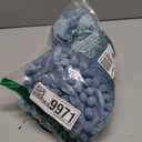 PAVILIA Dusty Blue Throw Pillow Covers with Pom Pom 18x18 Set of 2, Decorative Pillow Cases for Bedroom Aesthetic, Small Throw Pillows Set for Bed, Velvet Euro Plush Cushion Covers for Sofa Couch