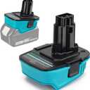Battery Adapter for Makita DCA1820 18V Compatible with Makita Lithium Battery Convert for DeWalt CA1820 18V DC9180 DC9096 Tool Use
