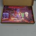 Christmas Advent Calendar with 24 pcs Different Xmas Themed LED Novelty Finger Lights Gifts for Christmas Countdown Calendar Party Favors Toys Stocking Stuffers for Kids Boys Girls Toddlers