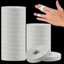 Nuanchu 24 Rolls Athletic Finger Tape, 0.5 Inch x 45 ft Sports Tape for Rock Climbing, Volleyball, Basketball & Jiu Jitsu, Flexible Finger Support for Training and Spring Sports, White