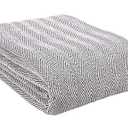 Glamburg 100% Soft and Breathable Cotton Thermal Blanket Twin Red - Perfect for Layering Any Bed for All Season (Twin (60"x90"))