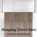 Towel Racks for Bathroom, 3 Tier Towel Rack with Shelf and Towel Bar, Wall Mounted Towel Rack, Towel Storage and Organizer - Brushed Nickel