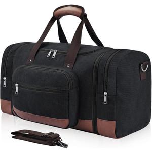 Dimayar Expandable Duffle Bag for Men, 50L Large-Capacity Weekender, Water-Resistant Mens Duffle Bags for Traveling, Lightweight & Durable Overnight Carry-On, Versatile Gym and Travel Bag Dimayar Expandable Duffle Bag for Men, 50L Large-Capacity Weekender, Water-Resistant Mens Duffle Bags for Traveling, Lightweight & Durable Overnight Carry-On, Versatile Gym and Travel Bag