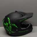 Orthrus DOT Certified Adult & Youth Helmet for Dirt Bike ATV Motocross Offroad Motorcycle Bike(BIO-Green, M)