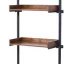 VEVOR Over the Toilet Storage, 4-Tier Adjustable Over Toilet Bathroom Organizer, Low-carbon Steel 53"-132" Tall Storage Shelf Rack, Easy Assembly Laundry Space Saver, for Small Rooms, Fit Most Toilets