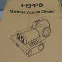 FEPPO Mattress Vacuum Cleaner, 16Kpa Bed Vacuum Cleaner with 253.7nm UV-C Light, 140F Heat, HEPA Filter & Ultrasonic, Versatile Handheld Vacuums for Bed, Sofa, Couch, Crib(Corded, 500W) (Violetgrey)