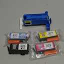 Kingjet 923 Ink Cartridges Combo Pack Replacement for HP 923 Ink Cartridges for HP Printers, Work for HP OfficeJet Pro 8130e 8135e 8139e 8138e 8122e 8124e 8120e Printer for HP923 Ink, 4-Pack