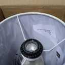 Seaside village Dimmable Bedside Lamp, 3 Way Touch Control Table Lamp, Modern Nightstand Lamp with Beige Shade and Cream Base, Small Desk Lamp for Living Room, Dorm, Home Office, 9W LED Bulb Included