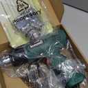 Heat Gun, Heavy Duty Hot Air Gun Kit Dual Temperature Settings 572~932 (300-500), Overload Protection with 4 Nozzles for Crafts, Shrink Wrapping/Tubing, Paint Removing, Epoxy Resin (Green)