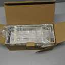 Cisily Off White Sponge Holder for Kitchen Sink, Sink Caddy Organizer with High Brush Holder, Kitchen Countertop Rustproof 304 Stainless Steel, Soap Dispenser Kitchen Organizers and Storage Essentials (9.25)