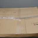 4 Pcs 24 Inch x 29 Inch Restaurant Serving Trays Black PP Plastic Non Slip Tray Rubber Lined Large Oval Tray for Kitchen Dining Room Cafeterias Fast Food Service