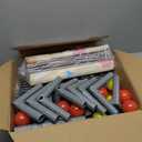 Baby Playpen with Mat, 50x50 Inch Playpen with Mat Waterproof for Babies and Toddlers Play Pen Playards Safety Gate Fence Active Center Indoor (Dark Grey + Mat)