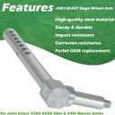 AM136327 Mower Deck Gage Wheel Arm Right Front or Left Rear 3/4 Dia. for John Deere X300, X304, X310, X320, X324, X340, X360, X500, X530, X534, X540, 570, X590, 48In & 54In Mower Decks