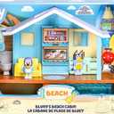 Bluey Beach Cabin Playset, 10, Customizable Toddler House Playset with 10 Play Pieces and 2.5 Goggles Figure, Toy Houses for Kids Ages 3+, One Size