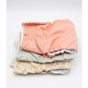 CuteBone Dog Diapers Female Washable Small Medium Large 3 Pack Reusable Doggie Diapers Puppy Period Pants for Doggy Heat Cycle Peeing