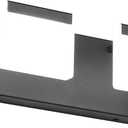 Matte Black Vanity Light 2 Lights Bathroom Vanity Lights Acrylic LED Modern Black Bathroom Light Fixtures