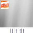 VEVOR 36" x 30" Stainless Steel Backsplash for Stove, Ultra Flat Splatter Guard, Wall Shield Range Hood Backsplash, Easy Clean Kitchen Wall Metal Panel, Pre-Drilled Holes for Easy Installation, Silver