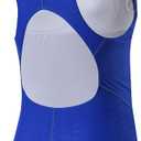JE Sterguard Girls' Swimwear Swimsuit Kids Bathing Suit One Piece Suits Swim (Blue) Size 14, XL