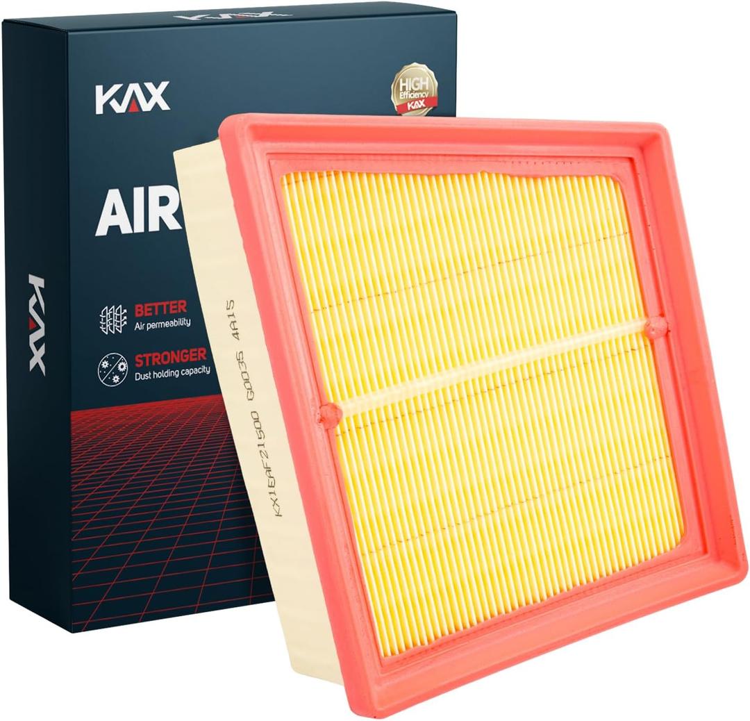 KAX Engine Air Filter, CA10997 Replacement for Ford Fiesta 2011 2012 2013 2014 2015 2016 2017 2018 2019, Advanced Air Filter Media, Increased Acceleration