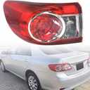 Driver Side Tail Light Replacement for Toyota Corolla 2011 2012 2013 Outer Rear Tail Light Lamp Assembly 8156002580 TO2804111 LH Left Side