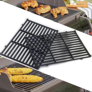 Grill Grates Replacement Parts for Weber GS4 Spirit II 300 Series II E/S-310 (2013-Current), 17.5 x 23.8 inches Spirit E/S-310 E/S-320 E/S-330 Porcelain-Enameled Cast Iron Cooking Grates Weber 7638