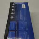 Cooling Side Sleeper Pillow for Neck and Shoulder Pain, Luxury Shredded Memory Foam Curved Bed Pillows for Sleeping Set of 1- Adjustable Queen Size- Washable Cover Crescent White