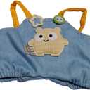 3 x 17cm Doll Clothes - Luxury Chic Style Set for 5.91-6.7 (15-17cm) Dolls, Cute Premium Fashion Doll Outfit with Accessories (Blue Overalls)