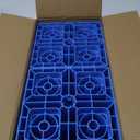 RVMATE RV Leveling Blocks 12 Pack, Heavy Duty Camper Leveling Blocks, Leveling Blocks for RVs, Reduce Trailer Movement, Trailer Leveling Blocks Great for Single and Dual Wheels (Blue)