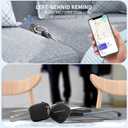 ANNNWZZD Tag 4 Pack Item Finders with Apple Find My APP (iOS Only) Help You Track Your Keys, Wallet, Luggage, Backpack, Super Lightweight [Apple MFi Certified]