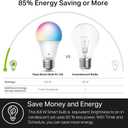 Kasa Smart Light Bulbs, Full Color Changing Dimmable Smart WiFi Bulbs Compatible with Alexa and Google Home, A19, 60 W 800 Lumens,2.4Ghz only, No Hub Required, 2-Pack (KL125P2), Multicolor