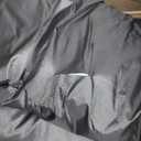 UIRWAY 12x24 FT Oval Pool Cover with Reflective Strips for Above Ground Pool, Oval Solar Pool Cover Including Windproof Rope Tie and Luminous Ground Nails, Swimming Pool Cover with 2 Handles