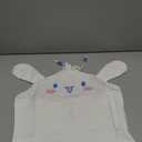 Sanrio Hello Kitty Character Face with Cosplay Bow Sleeveless Women's White Tube Tops, XL
