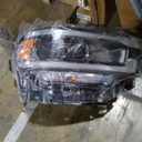 FIONE Headlight Compatible with Dodge Ram 2500 3500 2019-2024 W/LED Daytime Running Light DRL Head Lamp Assembly Chrome Headlamp W/Bulb Left Driver Side 68360181AC