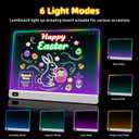 LED Drawing Board for Kids, Rechargeable 16" Light Up Writing Tablet with 8 Colors & 6 Light Modes, Magic Glow Board, Reusable Drawing Pad Gift for Boys and Girls