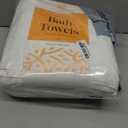 Wealuxe White Bath Towels 24x50 Inch, 6 Pack - Extra Absorbent Cotton Towel Set for Bathroom