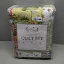 Greenland Home Blooming Prairie 100% Cotton Authentic Patchwork Quilt Set, 2-Piece Twin/Twin XL, Model:GL-0809CMST