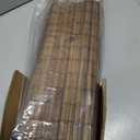 UNISHADES Cordless Bamboo Roman Shades for Windows, Blinds Size (22.5" W 48" H) Colour (Highfield Teak)