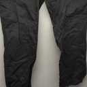 Womens Black Baggy Cargo Pants Relaxed Fit Straight Wide Leg Cotton Hiking Pants Size 16