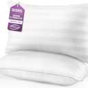 DIORIS Pillows Queen Size Set of 2 - Luxury Hotel Bed Pillows for Sleeping, Supportive Side Sleeper Pillow for Neck and Shoulder Pain Relief, Down Alternative Fill for Back, Stomach Sleepers