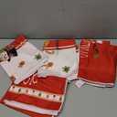 Artoid Mode Red Snowman Gingerbread Sweet Christmas Kitchen Towels Dish Towels, 18x26 Inch Farmhouse Holiday Winter Decoration Cleaning Set of 4