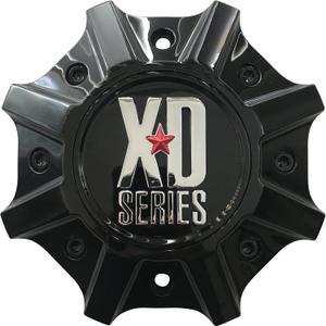 KMC XD Series Cap M-1015 M-1015 (GB) Gloss Black Center Cap
