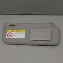 Front Right Passenger Side Sun Visor, Gray Right Passenger Side Interior Sun Visor Sunshade, 74310 02G40 B0, 7431002G40B0, Sunvisor Replacement, Easy to Install