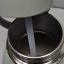 Hydro Flask Water Bottle - Insulated Stainless Steel - Wide Mouth Flex Straw Lid, Non Spill, Leakproof and Refillable in 64 Oz Tonal Agave