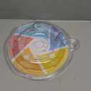 Pouring Shield for KitchenAid Tilt Head 4.5-5 QT (for Stainless Steel Bowls Only), for Kitchen aid Accessories and Attachments, Fully Enclosed Foldable Lid Mixer Bowl Cover & Flour Funnel (Clear)