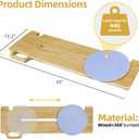 FSA/HSA Eligible Transfer Board Patient Slide Assist Device for Transferring Patient Elderly, and Disabled from Wheelchair to Bed, Toilet, Bathtub, Sliding Boards Platform with PU Pad (33"x 12"x 0.7")
