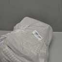 Waffle Bath Mat Set, Non Slip Bathroom Rugs Sets 2 Piece, Ultra Absorbent Long Bath Rug Runner for Bathroom Boho Chic Decor, Machine Washable Floor Mats, Brown & White, 20"47" Plus 18"30"