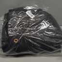 ColourTree 5' x 25' Black Fence Screen Privacy Screen - Commercial Grade 170 GSM - Heavy Duty - Cable Zip Ties Included